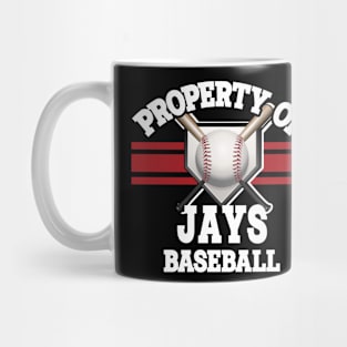 Proud Name Jays Graphic Property Vintage Baseball Mug